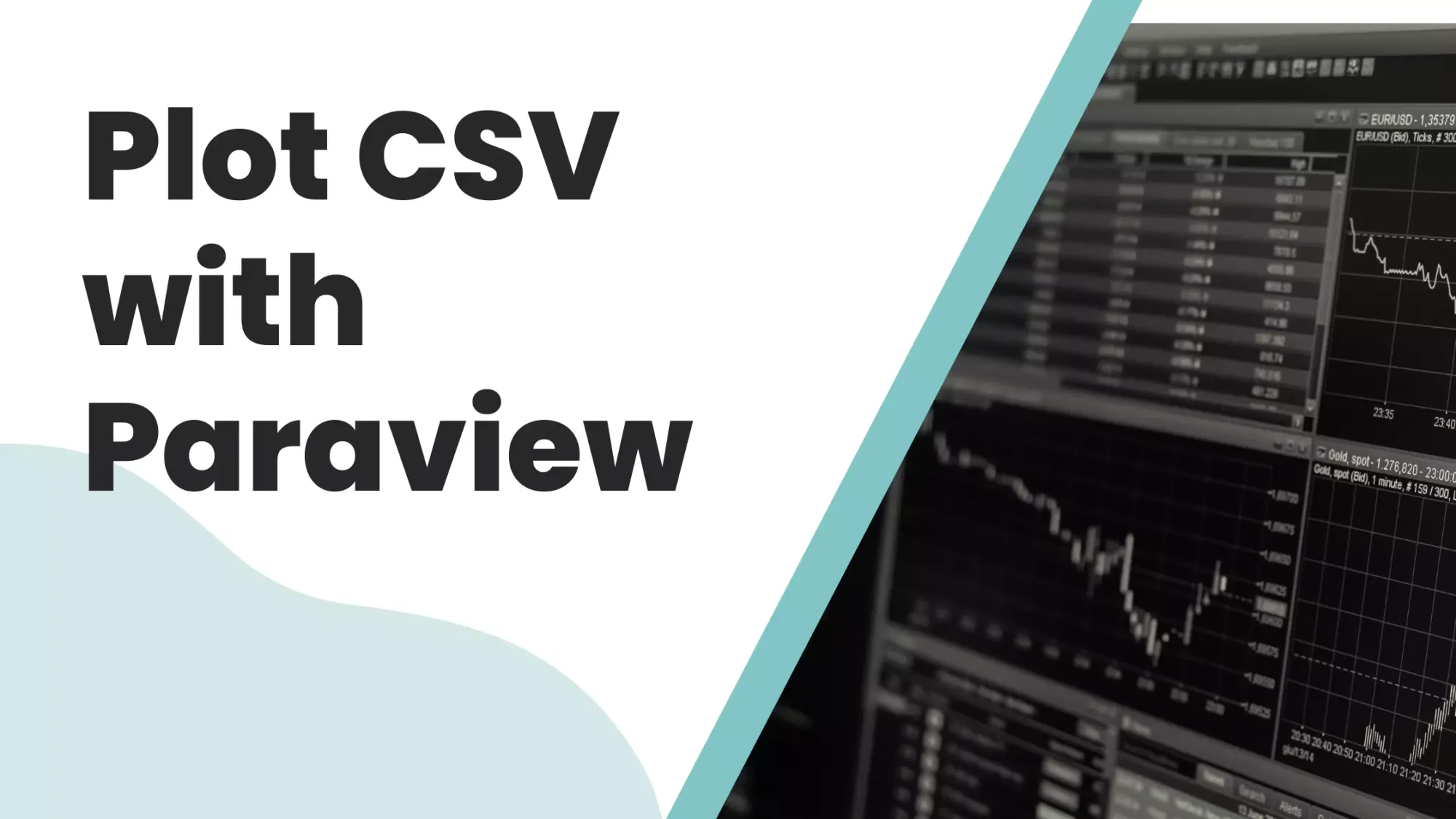 How to plot CSV with ParaView