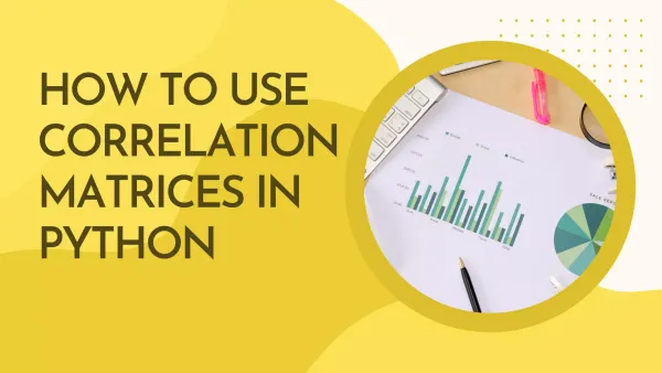 How to use Correlation Matrices in Python